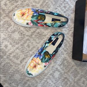 Hawaiian Floral Polo Ralph Lauren Slip-on Shoes